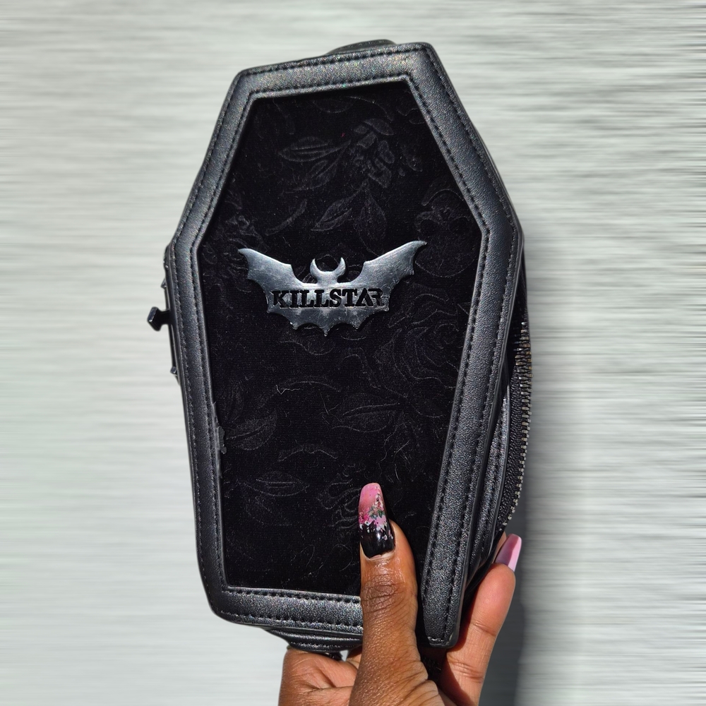 Killstar Black Coffin Toiletry Bag